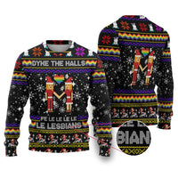 LGBT Lesbians Christmas Ugly Christmas Sweater Xmas Holiday Patterns - Wonder Print Shop