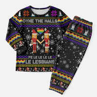 LGBT Lesbians Christmas Pajama Set Xmas Holiday Patterns - Wonder Print Shop