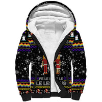 LGBT Lesbians Christmas Sherpa Hoodie Xmas Holiday Patterns - Wonder Print Shop