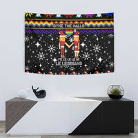 LGBT Lesbians Christmas Tapestry Xmas Holiday Patterns - Wonder Print Shop