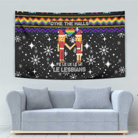 LGBT Lesbians Christmas Tapestry Xmas Holiday Patterns - Wonder Print Shop