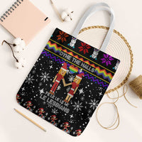 LGBT Lesbians Christmas Tote Bag Xmas Holiday Patterns - Wonder Print Shop