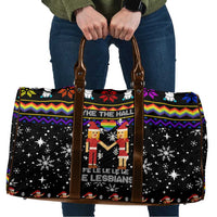 LGBT Lesbians Christmas Travel Bag Xmas Holiday Patterns - Wonder Print Shop