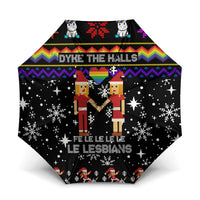 LGBT Lesbians Christmas Umbrella Xmas Holiday Patterns - Wonder Print Shop