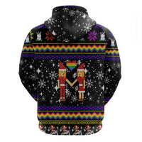 LGBT Lesbians Christmas Zip Hoodie Xmas Holiday Patterns - Wonder Print Shop