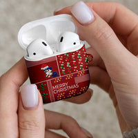 Louisiana Merry Christmas AirPods Case Xmas Holiday Patterns - Wonder Print Shop