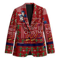 Louisiana Merry Christmas Blazer Xmas Holiday Patterns - Wonder Print Shop