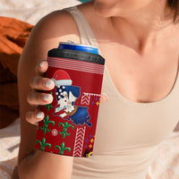 Louisiana Merry Christmas 4 in 1 Can Cooler Tumbler Xmas Holiday Patterns - Wonder Print Shop