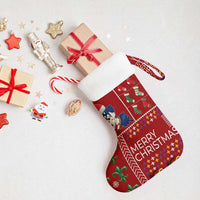 Louisiana Merry Christmas Stocking Xmas Holiday Patterns - Wonder Print Shop