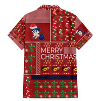 Louisiana Merry Christmas Family Matching Mermaid Dress and Hawaiian Shirt Xmas Holiday Patterns - Wonder Print Shop