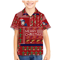 Louisiana Merry Christmas Family Matching Mermaid Dress and Hawaiian Shirt Xmas Holiday Patterns - Wonder Print Shop