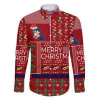 Louisiana Merry Christmas Family Matching Short Sleeve Bodycon Dress and Hawaiian Shirt Xmas Holiday Patterns - Wonder Print Shop