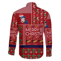 Louisiana Merry Christmas Family Matching Short Sleeve Bodycon Dress and Hawaiian Shirt Xmas Holiday Patterns - Wonder Print Shop