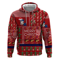 Louisiana Merry Christmas Hoodie Xmas Holiday Patterns - Wonder Print Shop