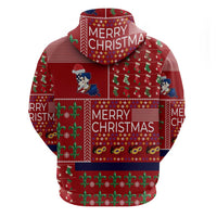 Louisiana Merry Christmas Hoodie Xmas Holiday Patterns - Wonder Print Shop