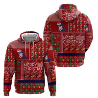 Louisiana Merry Christmas Hoodie Xmas Holiday Patterns - Wonder Print Shop
