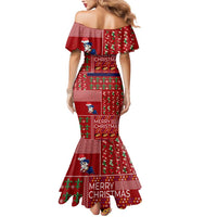Louisiana Merry Christmas Mermaid Dress Xmas Holiday Patterns - Wonder Print Shop