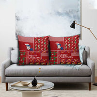 Louisiana Merry Christmas Pillow Cover Xmas Holiday Patterns - Wonder Print Shop