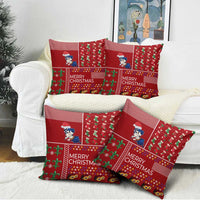 Louisiana Merry Christmas Pillow Cover Xmas Holiday Patterns - Wonder Print Shop