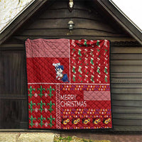 Louisiana Merry Christmas Quilt Xmas Holiday Patterns - Wonder Print Shop