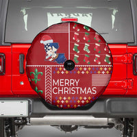 Louisiana Merry Christmas Spare Tire Cover Xmas Holiday Patterns - Wonder Print Shop