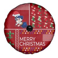 Louisiana Merry Christmas Spare Tire Cover Xmas Holiday Patterns - Wonder Print Shop
