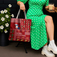 Louisiana Merry Christmas Tote Bag Xmas Holiday Patterns - Wonder Print Shop