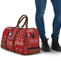 Louisiana Merry Christmas Travel Bag Xmas Holiday Patterns - Wonder Print Shop