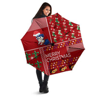 Louisiana Merry Christmas Umbrella Xmas Holiday Patterns - Wonder Print Shop