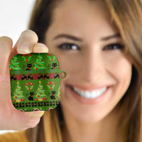 Love Black Cat Christmas AirPods Case Xmas Holiday Patterns - Wonder Print Shop