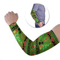 Love Black Cat Christmas Arm Sleeves Xmas Holiday Patterns - Wonder Print Shop