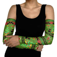 Love Black Cat Christmas Arm Sleeves Xmas Holiday Patterns - Wonder Print Shop