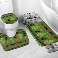 Love Black Cat Christmas Bathroom Set Xmas Holiday Patterns - Wonder Print Shop