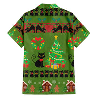 Love Black Cat Christmas Hawaiian Shirt Xmas Holiday Patterns - Wonder Print Shop