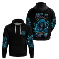 Judge Me When Mad Reaper Skull Hoodie - Wonder Print Shop