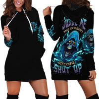 Judge Me When Mad Reaper Skull Hoodie Dress - Wonder Print Shop
