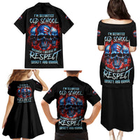 I Believe In Respect 3 Skulls Family Matching Puletasi Dress and Hawaiian Shirt - Wonder Print Shop