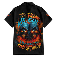 Don't Try To Figure Me Out Skull Reaper Hawaiian Shirt - Wonder Print Shop