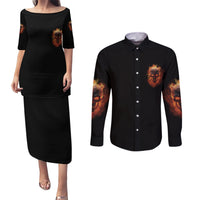 Why Should I Apologize For The Monster Couples Matching Puletasi Dress and Long Sleeve Button Shirt - Wonder Print Shop