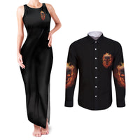 Why Should I Apologize For The Monster Couples Matching Tank Maxi Dress and Long Sleeve Button Shirt - Wonder Print Shop