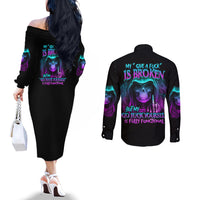 my-give-a-f-reaper-purple-couples-matching-off-the-shoulder-long-sleeve-dress-and-long-sleeve-button-shirt