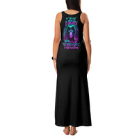 My Give A F Reaper Purple Family Matching Tank Maxi Dress and Hawaiian Shirt - Wonder Print Shop