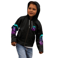 My Give A F Reaper Purple Kid Hoodie - Wonder Print Shop