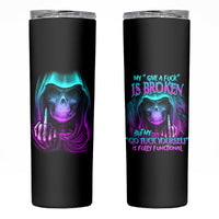 My Give A F Reaper Purple Skinny Tumbler - Wonder Print Shop