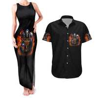 Drink With You Again Reaper Couples Matching Tank Maxi Dress and Hawaiian Shirt - Wonder Print Shop