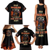 Drink With You Again Reaper Family Matching Tank Maxi Dress and Hawaiian Shirt - Wonder Print Shop