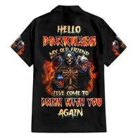 Drink With You Again Reaper Family Matching Tank Maxi Dress and Hawaiian Shirt - Wonder Print Shop