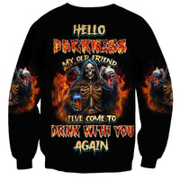 Drink With You Again Reaper Sweatshirt - Wonder Print Shop