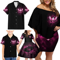 Karma Fairy Skull - In My Next Life Family Matching Off Shoulder Short Dress and Hawaiian Shirt - Wonder Print Shop