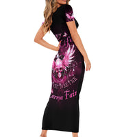 Karma Fairy Skull - In My Next Life Family Matching Short Sleeve Bodycon Dress and Hawaiian Shirt - Wonder Print Shop